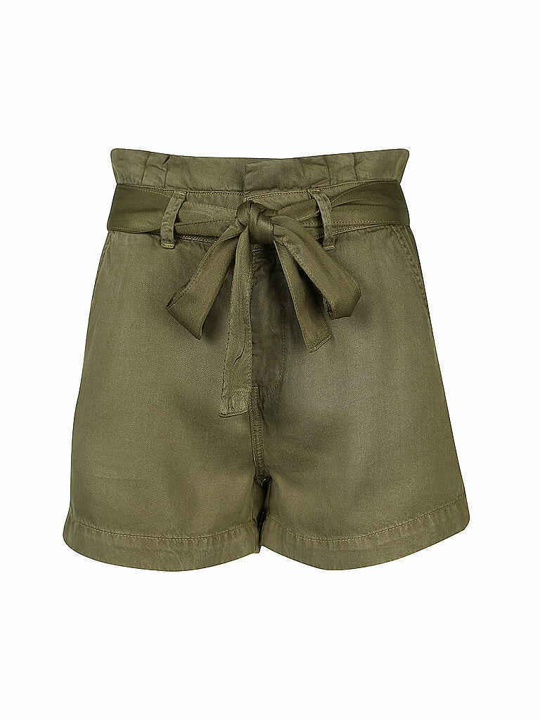 GUESS Paperbag Shorts grun